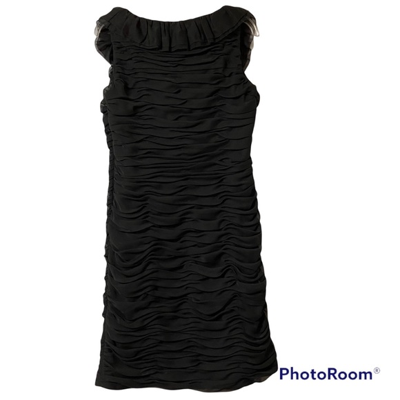 Niteline Little Black Dress with Tufting Size 14W - Picture 2 of 10